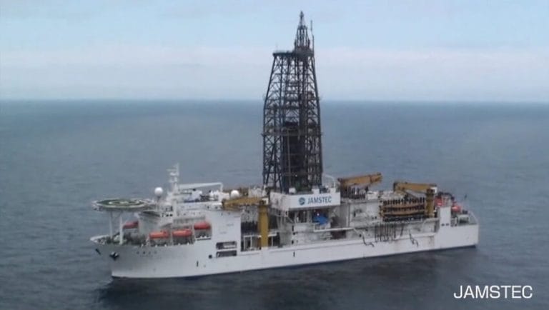 DDCE Installation on Chikyu, JAMSTEC Research Vessel