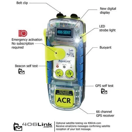 ACR AquaLink™ View PLB Personal Locator Beacon - Image 4