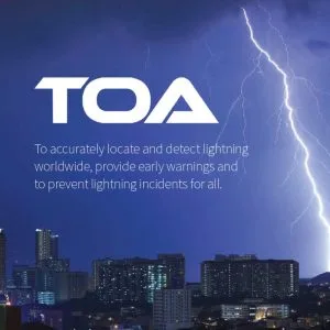 TOA Systems Malaysian High Precision Lightning Detection and Warning Alert System