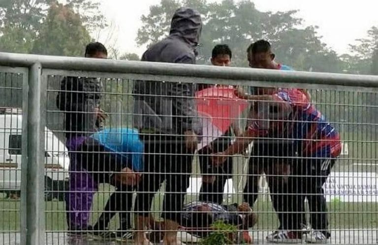Three struck by lightning at futsal match in Bkt Jalil, one critically injured
