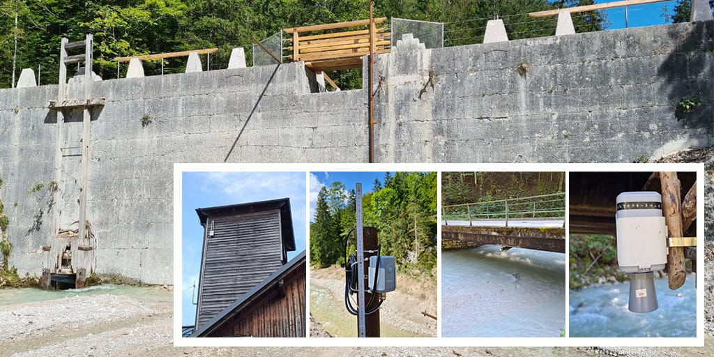 Milesight EM500-UDL and EM500-SWL water level sensors deployed at the Chorinsky-Klause dam in Austria