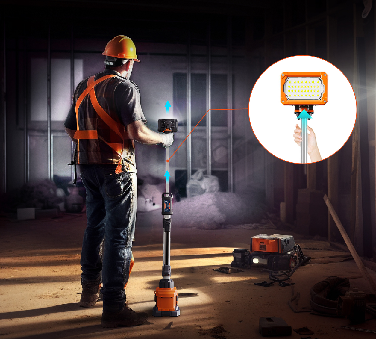 G-COMIN TL-100 Portable Light Tower - Image 3