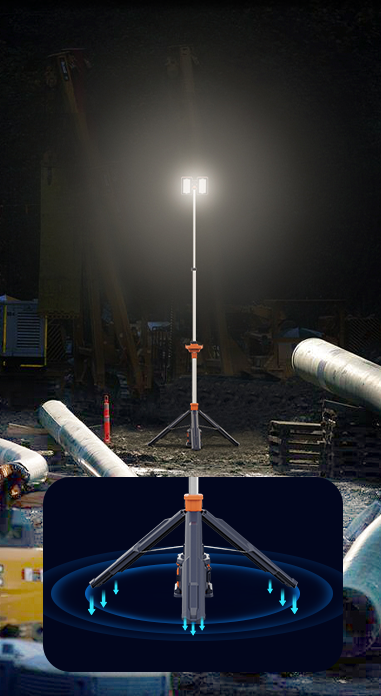 G-COMIN TL-300 Portable Tripod Light - Image 6