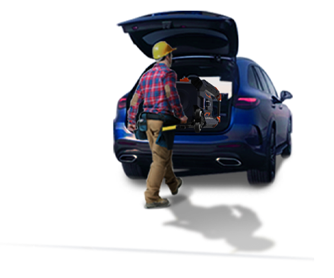 Loading TL-500 into a standard SUV