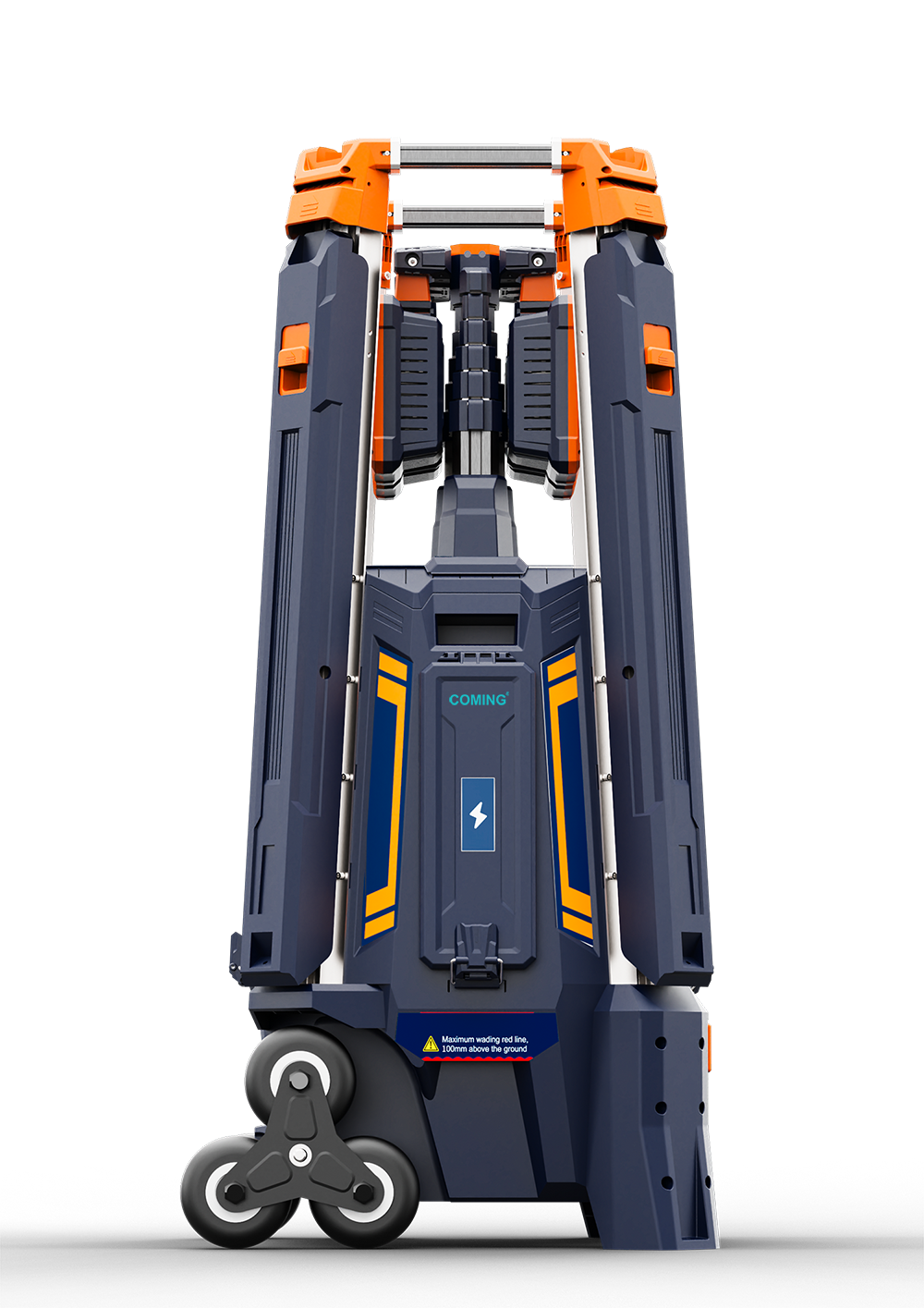 TL-500 folded for transport