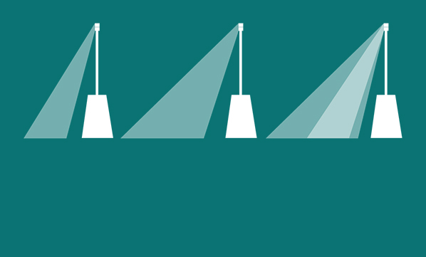 Narrow, Wide and Medium Beam Angles for Different Lighting Areas